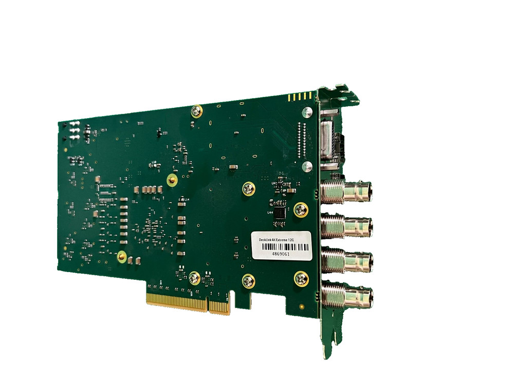 Blackmagic Design DeckLink 4K Extreme 12G PCIe Capture & Playback Card.