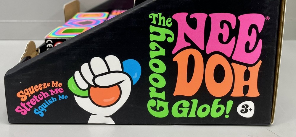 NeeDoh Cool Cube Mini ORANGE New Never Opened