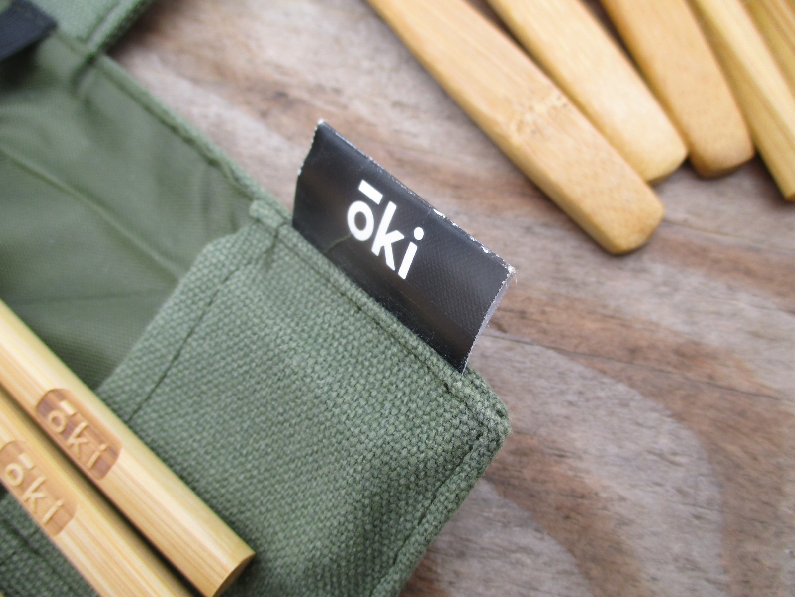 OKI & TO GO WARE BAMBOO WOODEN CAMP TRAVEL UTENSILS FORK KNIFE CHOP STICKS SPOON