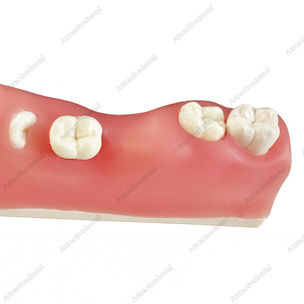 Dental Impacted Tooth Model Wisdom Unerupted Tooth Extraction Practice Training
