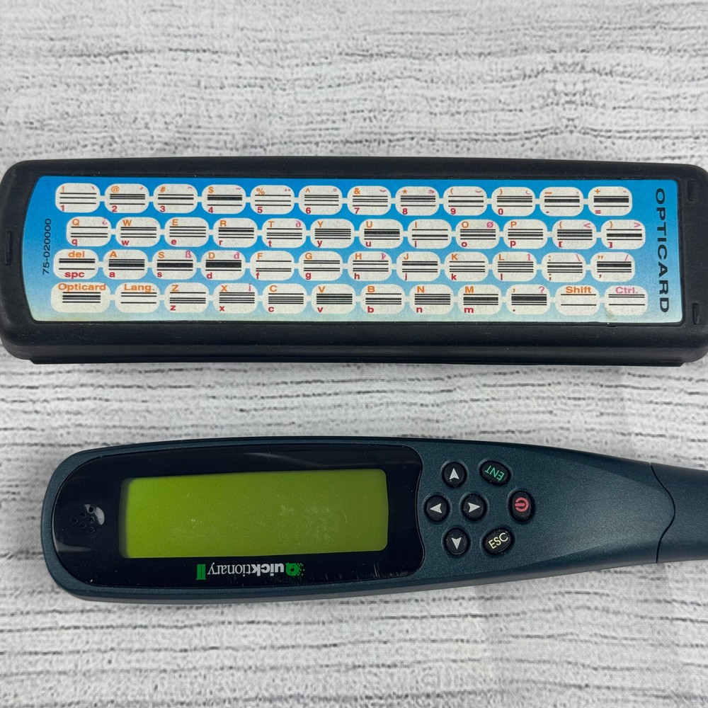 Wizcom Quicktionary English Dictionary Scanner Powers On Needs Reset