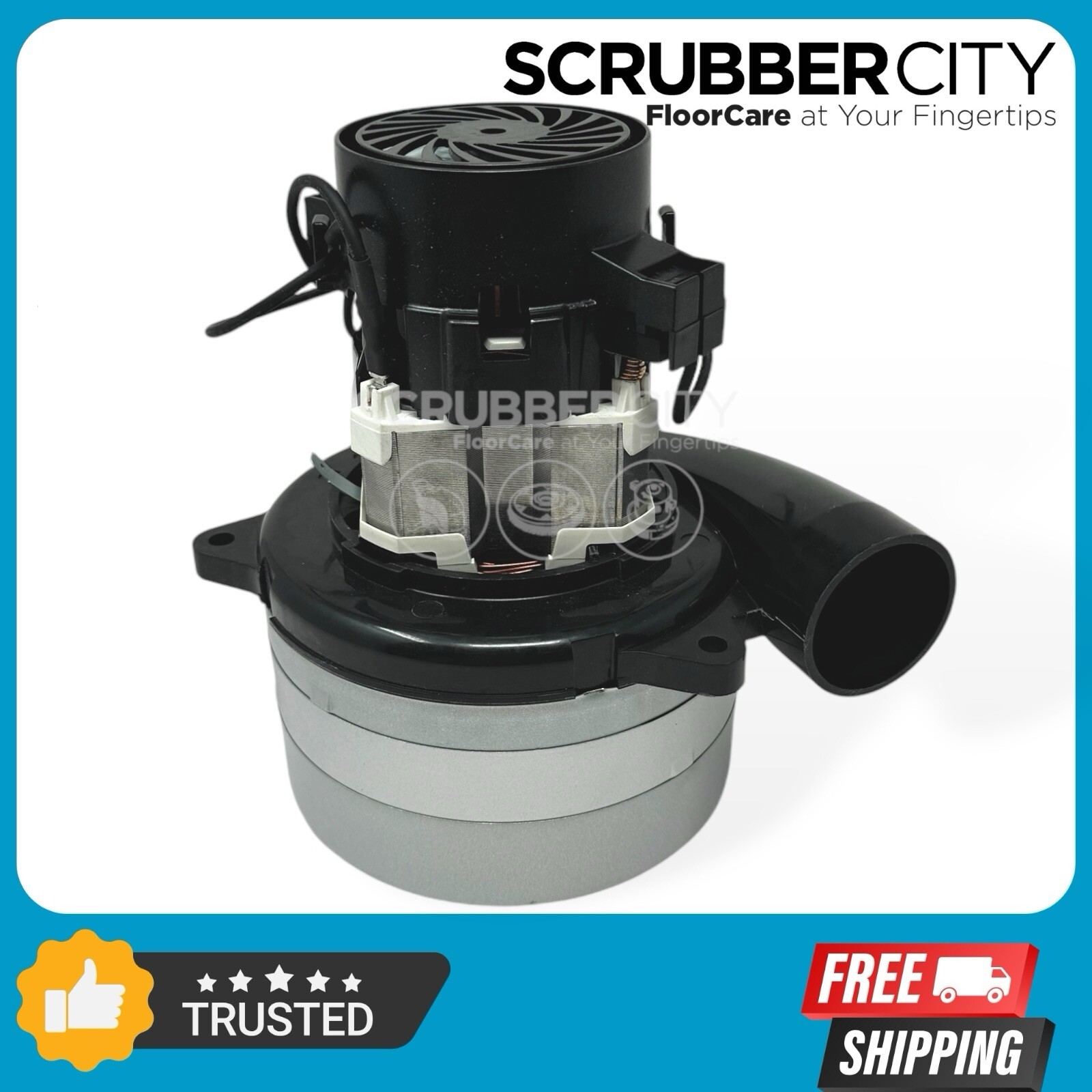 Replacement 24V Vacuum Motor  RENOWN 28 INCH SCRUBBER REN08023 Floor Scrubber