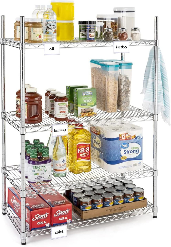 50 Pack Reusable Plastic Wire Shelf Label Holder