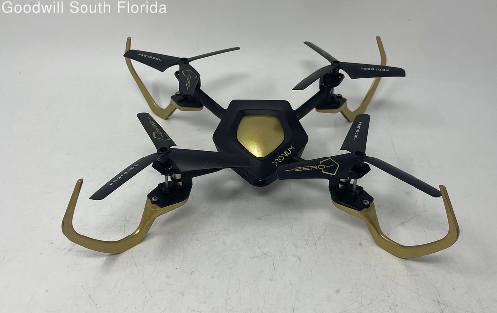 Protocol New York Dronium Zero Black Quadcopter Drone With Controller Not Tested