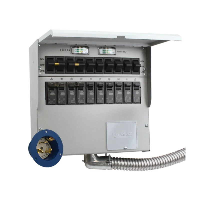 Jackery Gray 250 Volts Protective Manual Transfer Switch for Explorer 5000 Plus
