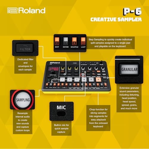 Roland AIRACompact Creative Sampler P-6 Granular Sound Sequencer