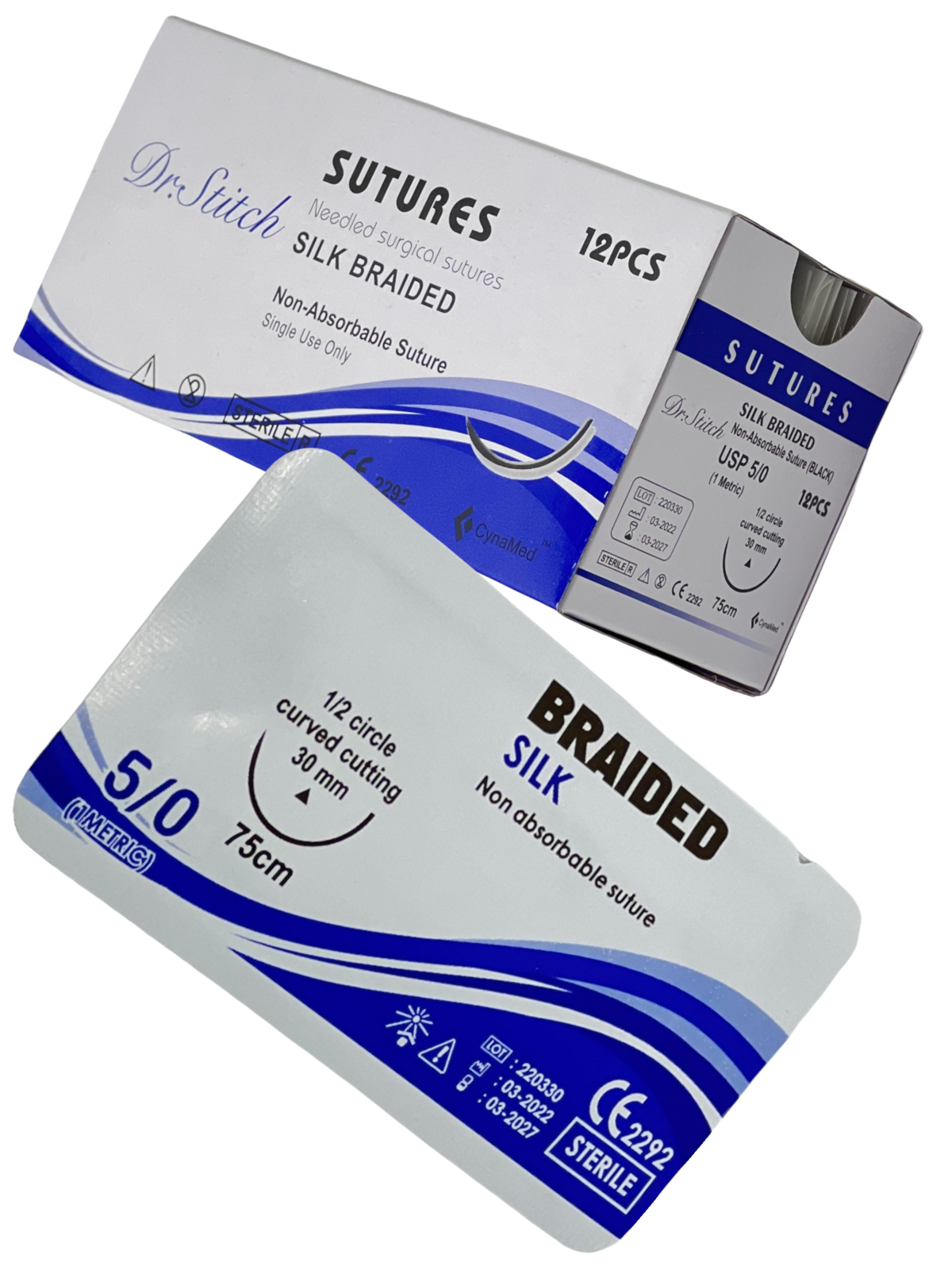 Training Suture Threads Emergency First Aid Kit Tools Wound Treating Practice