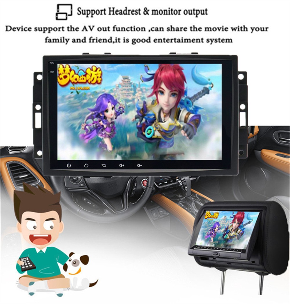 Touch Screen Car MP5 Player Mirror Link SWC USB Fit For 2006-2010 Dodge Caliber