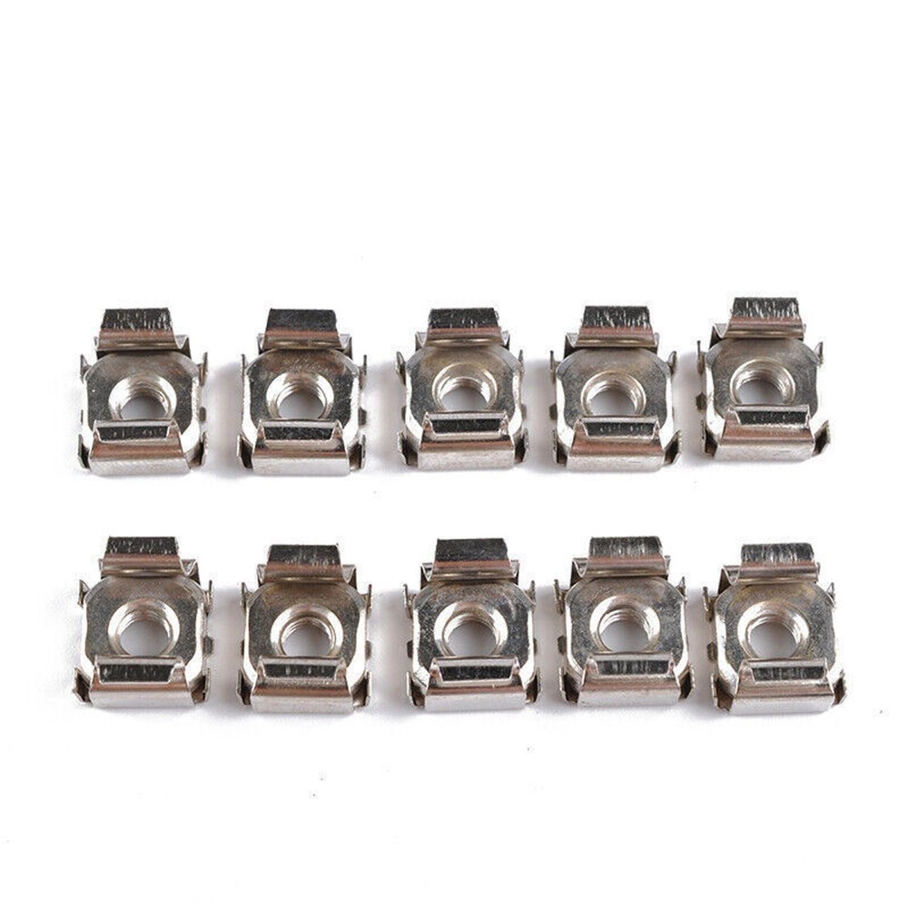 10pcs M5 Mounting Screws& Cage Nuts For Server Network AV Rackmount Equipment