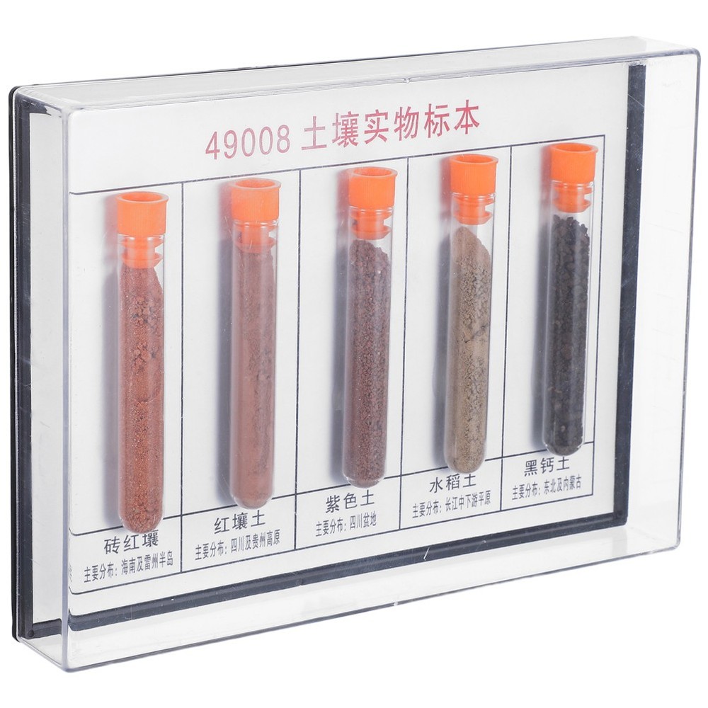 Geographical Soil Specimens Laboratory Sample Collection Set Experiment