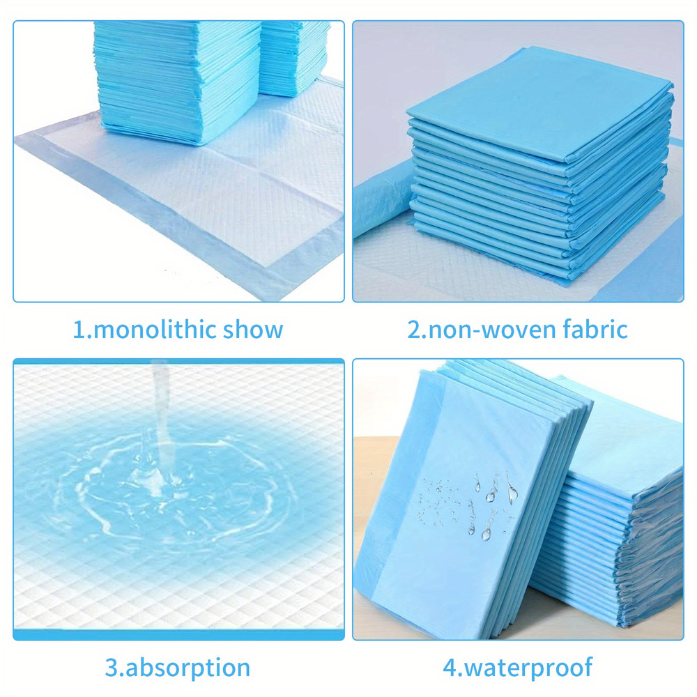 Dog training pee pads, thickened five-layer design, super absorbent, leak-proof