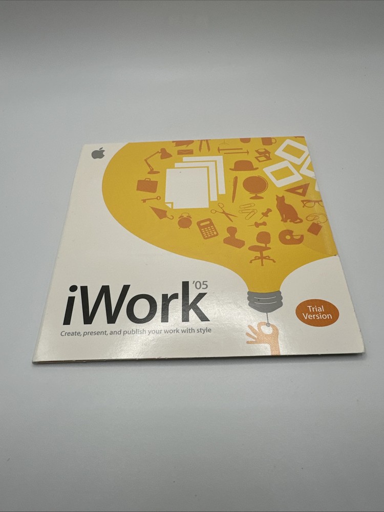 Apple iWork '05 Trial Version CD-ROM Package 603-7268-C