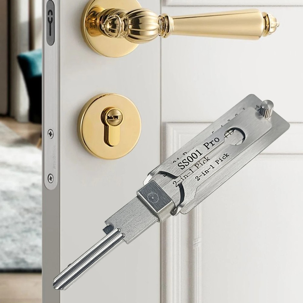 Stainless Steel Key Decoder SS001 PRO Lock Decoder Repair Tools