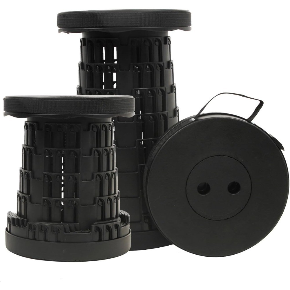 Collapsible Stool Chair Folding Stool Lightweight Sturdy Adjustable Portable