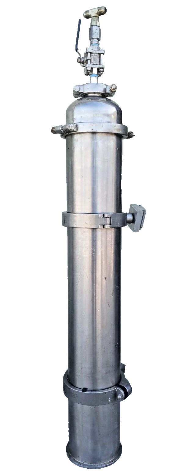 Xtractor Depot SS304 Stainless Steel 36" Spool Round Tri-Clamp Oil Extractor Tub