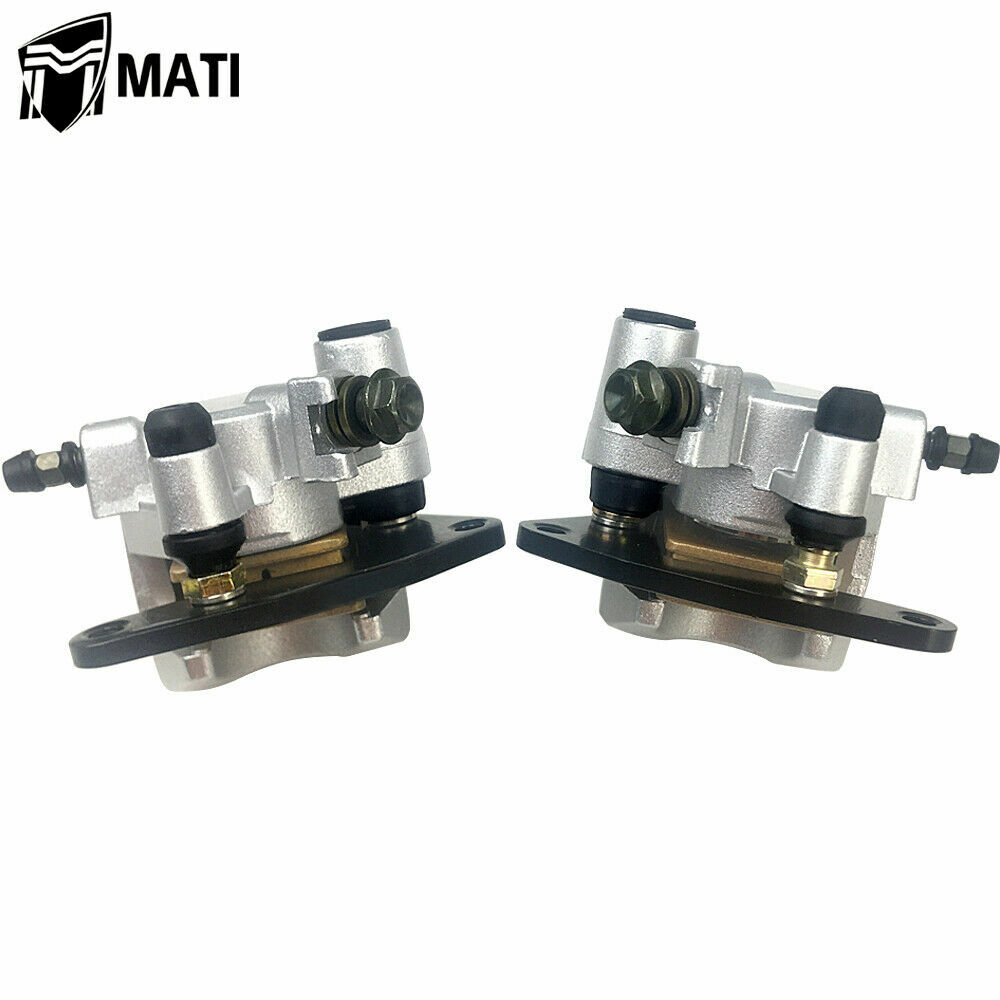 Front Brake Calipers & Pads for Honda Sportrax 400 TRX400EX TRX400X 1999-2014