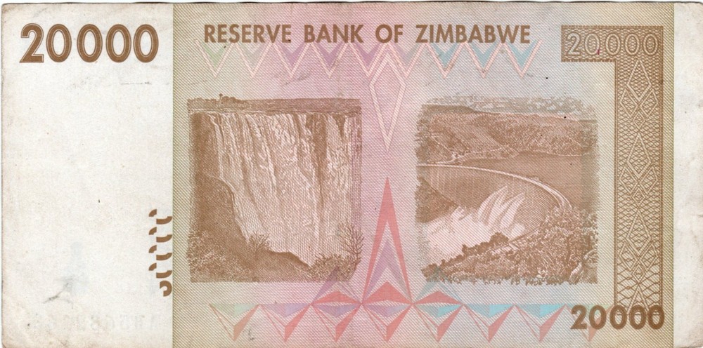 Banknote Zimbabwe 20000 Dollars 2008 P73a