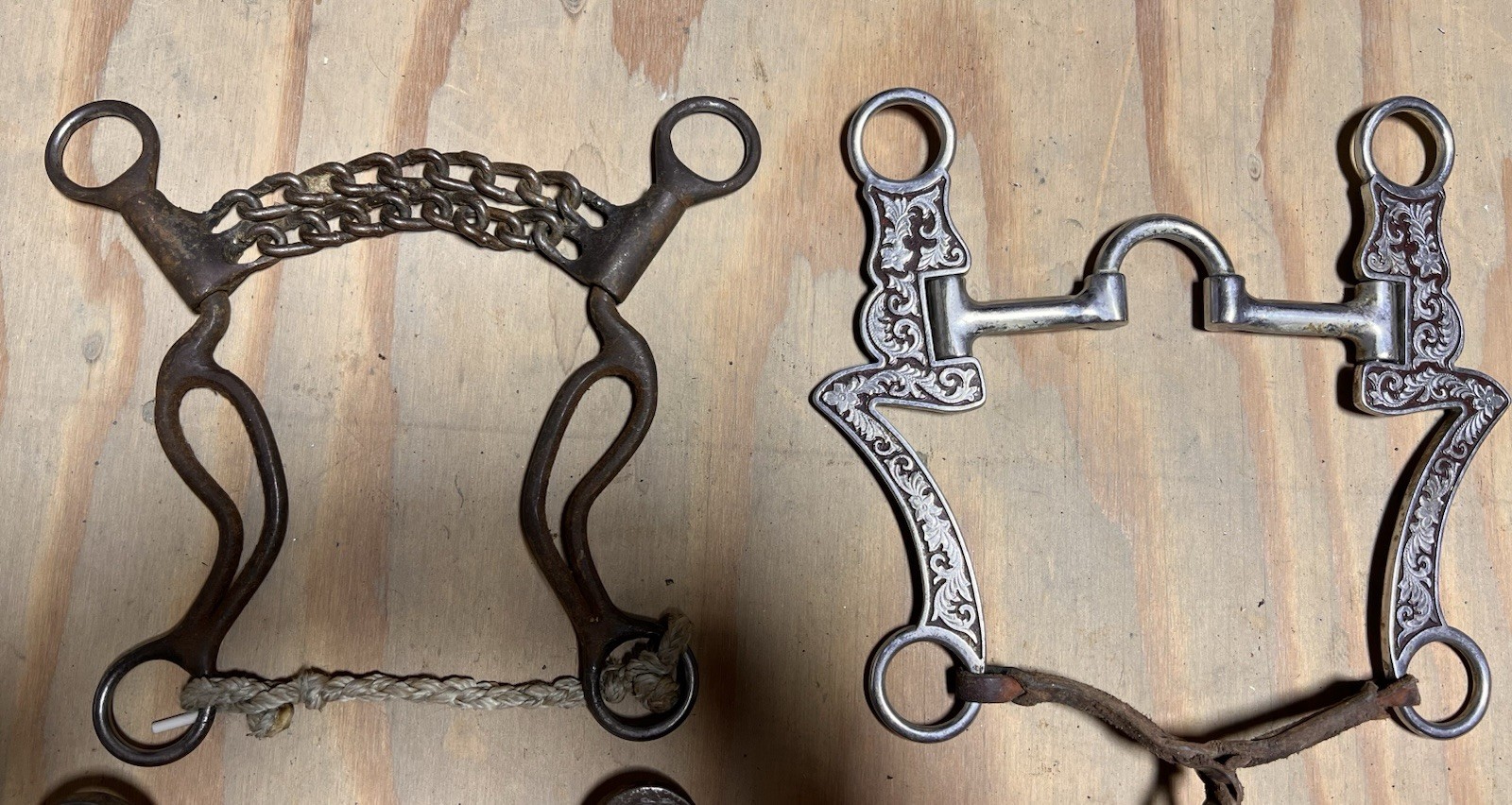 Western Bit lot, Cowboy Tack, Western Heritage, Colt Training/ Roping Bits