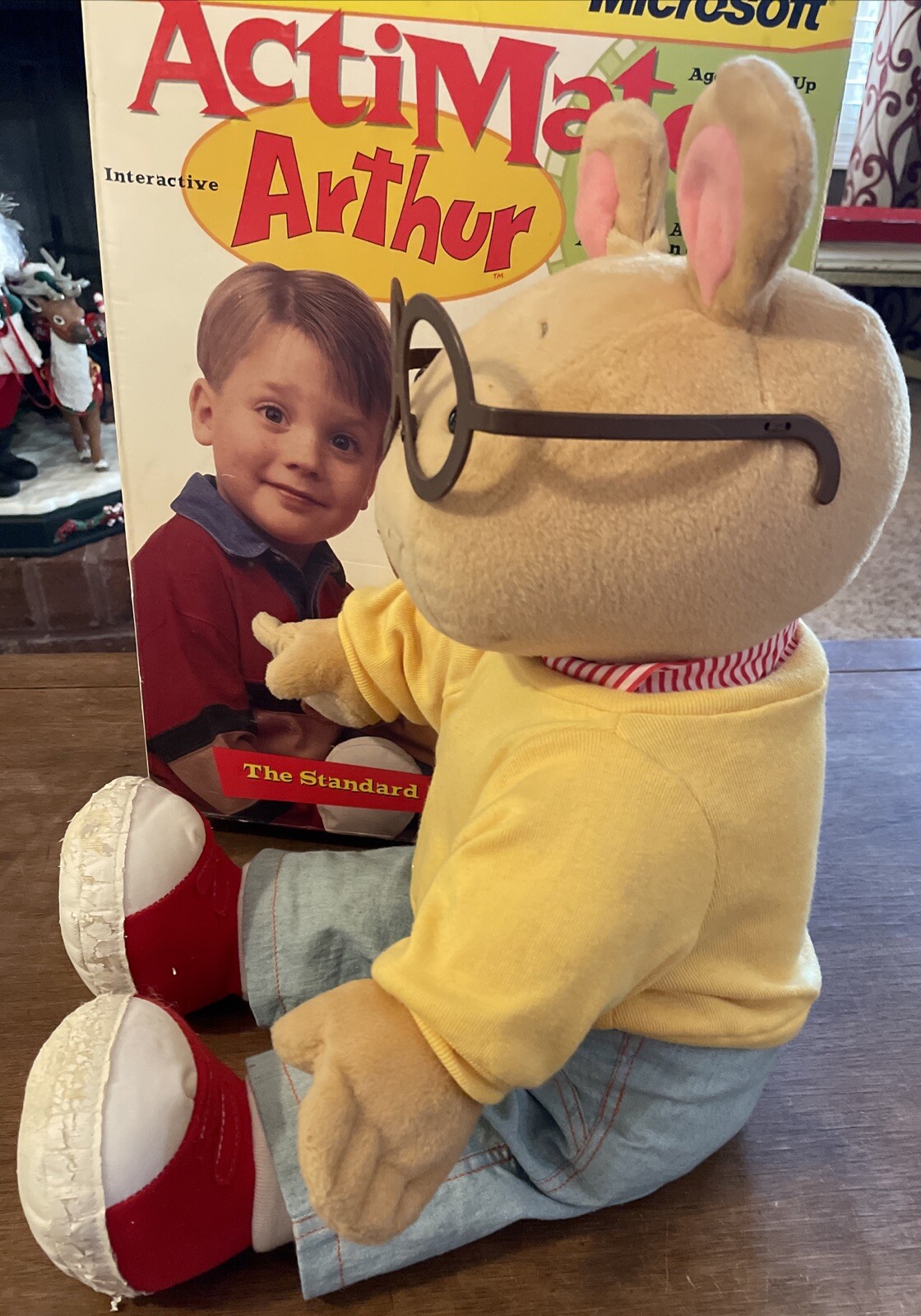 1998 Microsoft Actimates ARTHUR Interactive Talking Plush Toy 22”, Tested