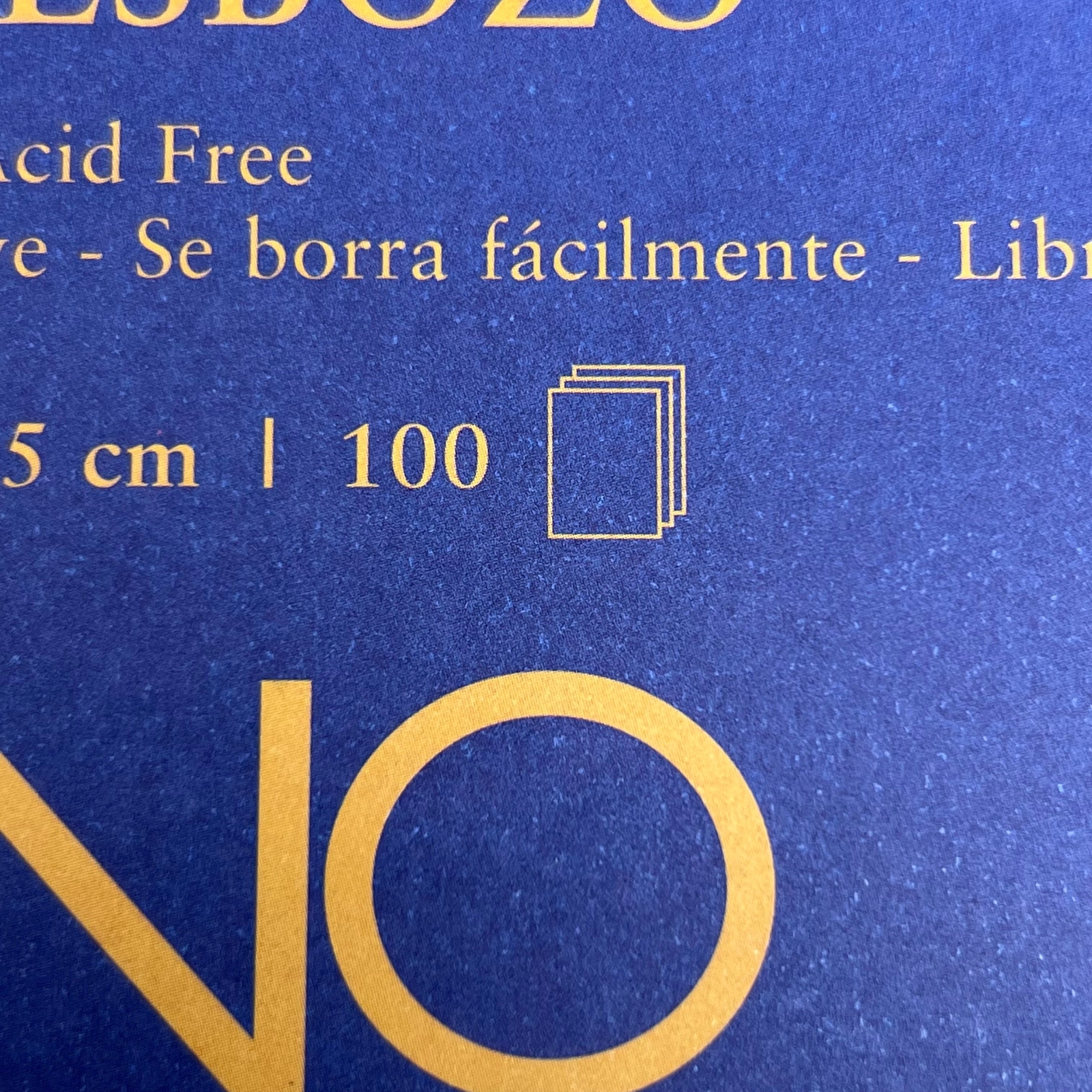 FABRIANO (5 PACK) I264 Sketch Paper Pads 9" x 12" ITALY 100 Sheets (500 TOTAL) W