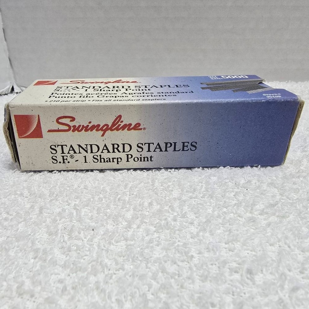 Swingline Standard Office Staples Blue White One Size