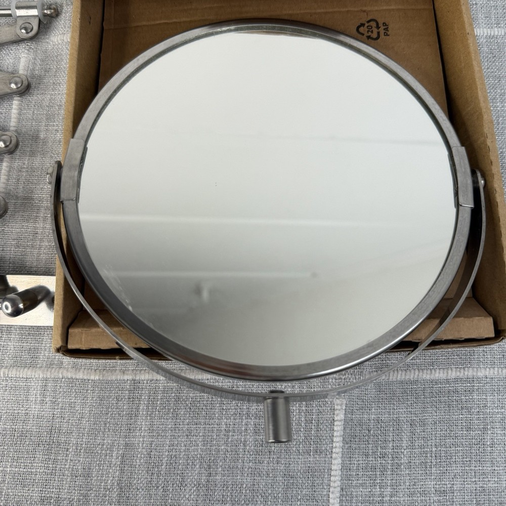 IKEA FRACK Mirror Extendable Makeup Shaving Wall Mount - Open Box