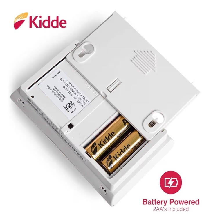 Kidde Carbon Monoxide Detector, AA Battery Powered, Portable