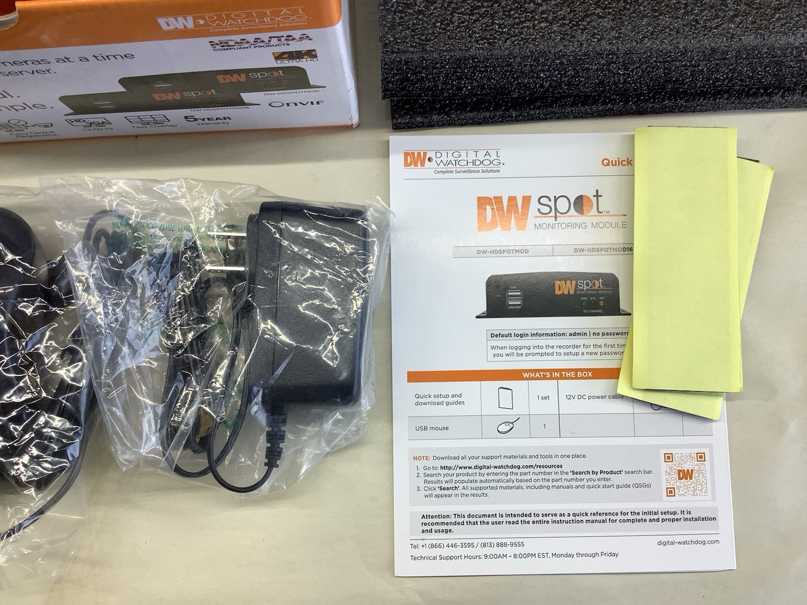 Digital Watchdog DW-HDSPOTMOD 4-Channel Monitoring Module New