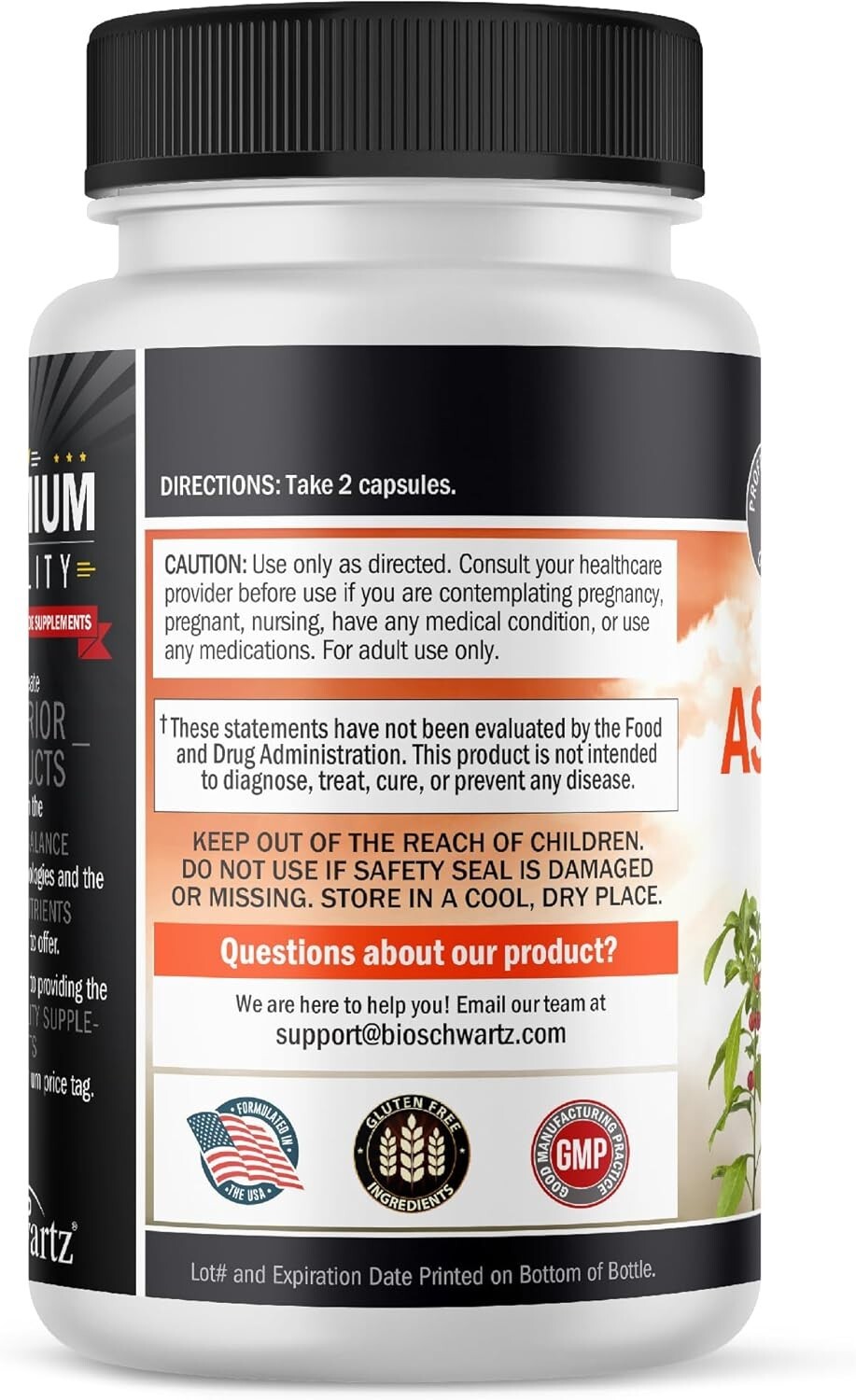 Ashwagandha Supplements Extra Strength Ashwagandha Capsules with 500mg, 120 ct