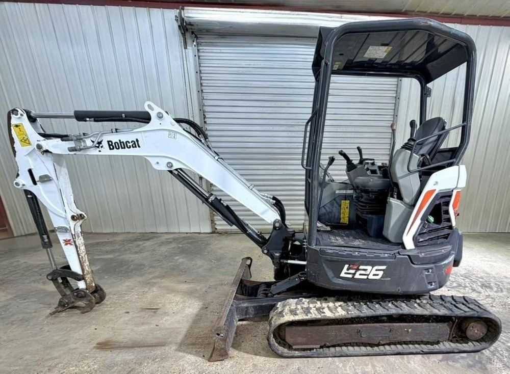 2022 BOBCAT E26 OROPS STRAIGHT BLADE MINI COMPACT TRACK EXCAVATOR