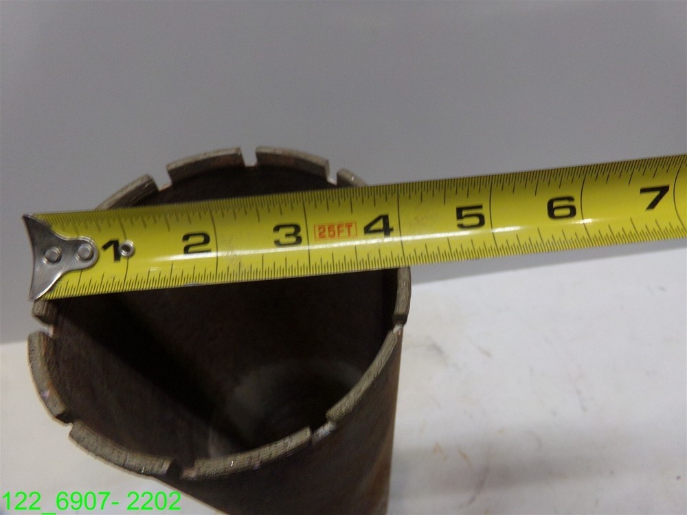 4" DIA. CORE DRILL BIT 16-1/2" LONG, 1-1/4" THREAD