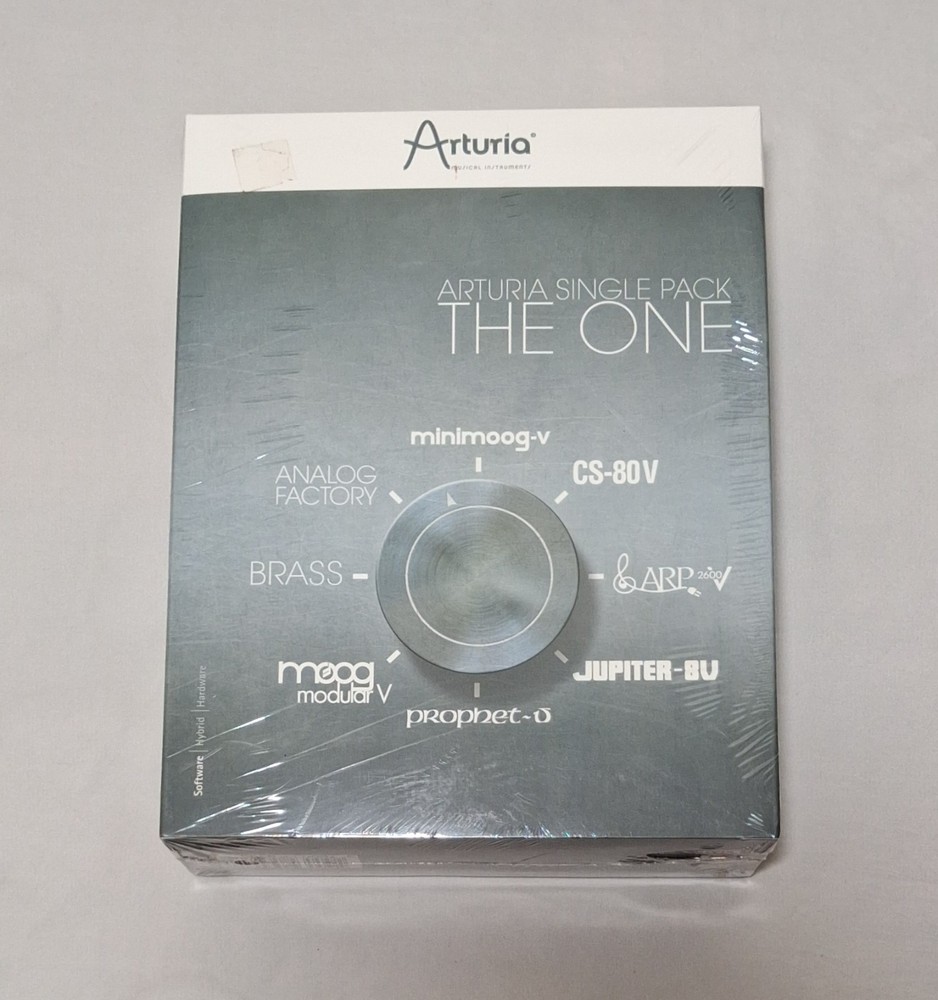 Arturia THE ONE Single Pack Software Bundle New Sealed Vintage Synth Samples