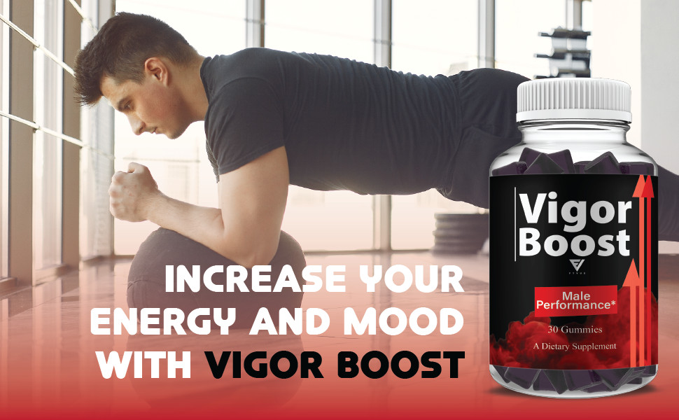 (2 Pack) Vigor Boost Performance Gummies, VigorBoost Premium Gummy (60 Gummies)