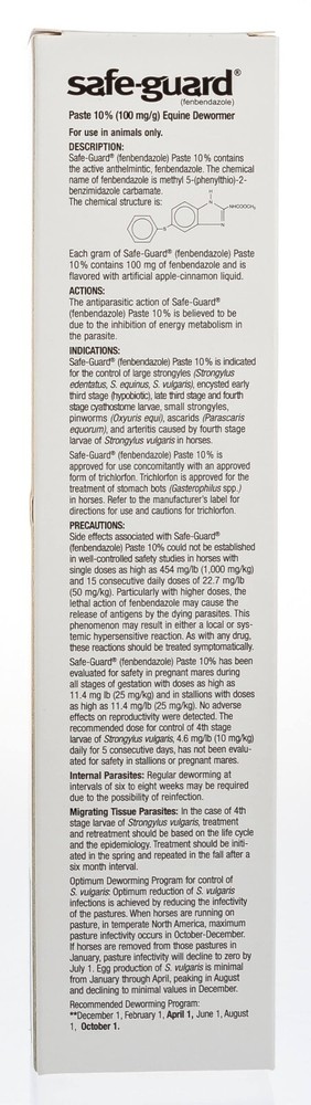 Safe-Guard Equine Paste 10%, 6 x 25 g