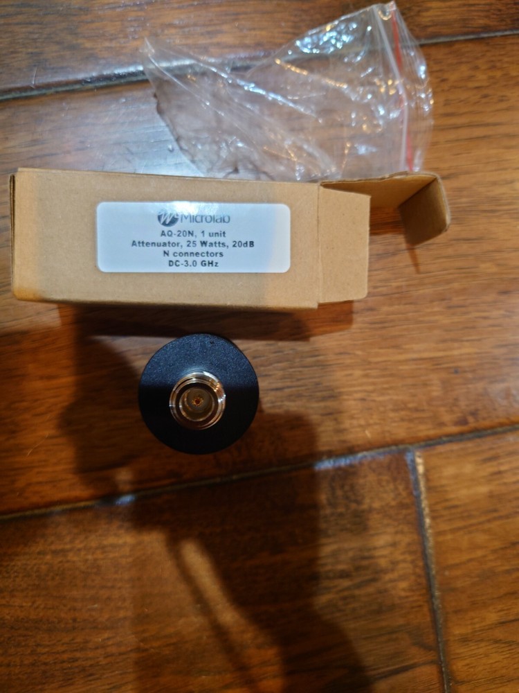 Microlab/FXR Fixed Attenuator 20dB 25W DC-3 GHz (AQ-20N)