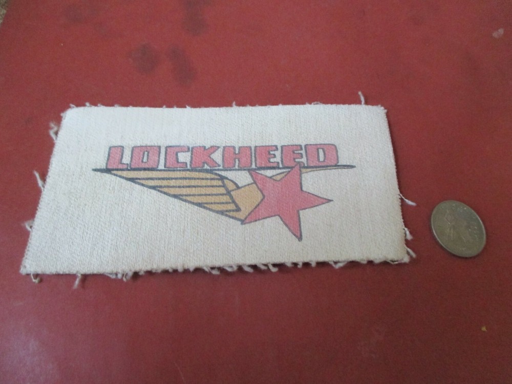 1930'S-WWII LOCKHEED   AIRCRAFT  LOGO    FLIGHT JACKET PATCH