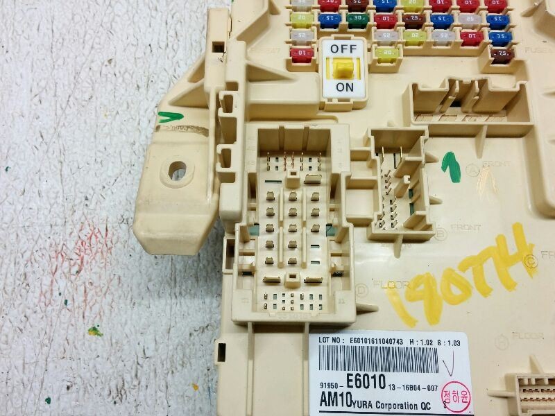 SONATA 2017 Fuse Box, Cabin 817733