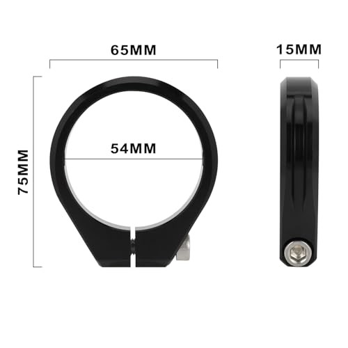 EBike Riser Clamp Front Fork Handlebar Kit CNC for Surron Sur Ron LBX black