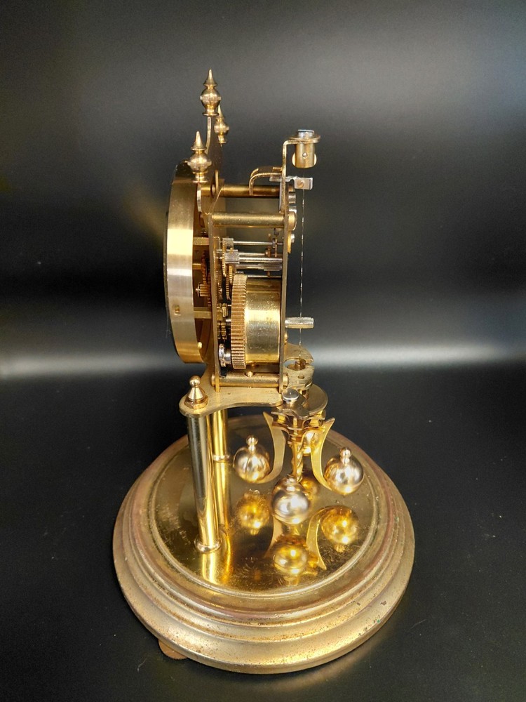 Kundo Pearlescent Vintage Clock Made In Germany Dated 1921