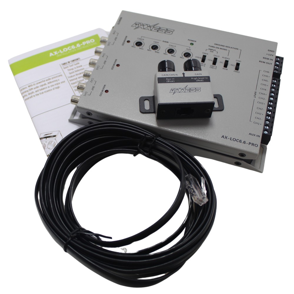 AXXESS 6-Channel Active Line Output Converter with Summing Processor