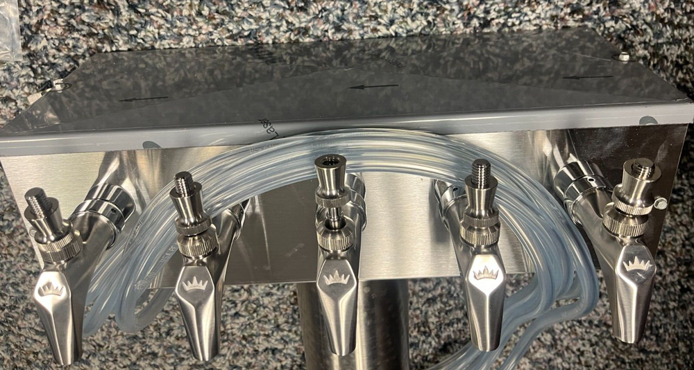 Krowne Beer Tower, T-Head, 5 Faucets