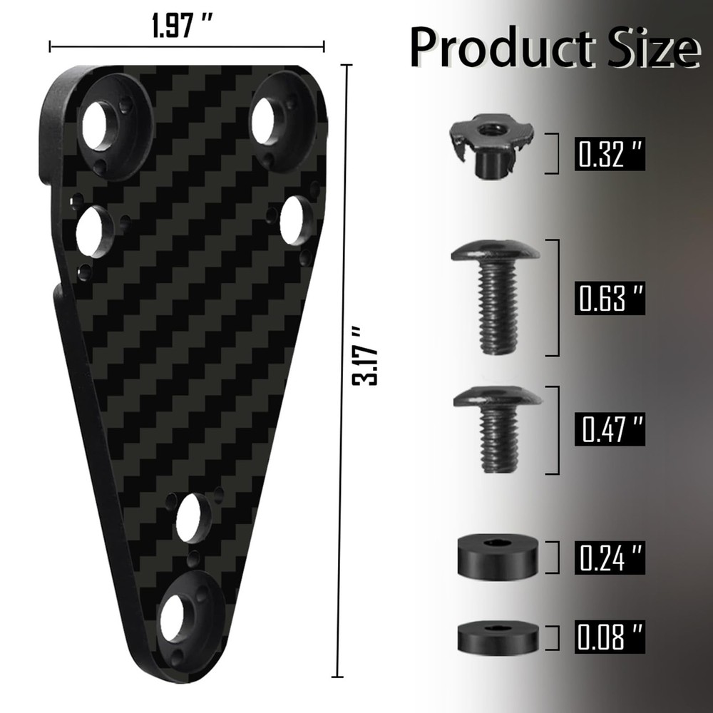 Holster Adapter, Cross Platform Conversion Kit, Molle Carbon Fiber Modular