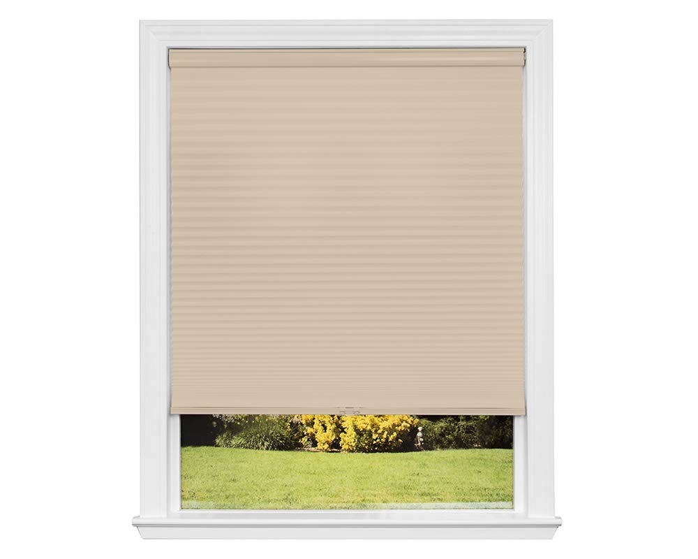 Artisan Select No Tools Custom Cordless Cellular Light Filtering Shades, Corn...