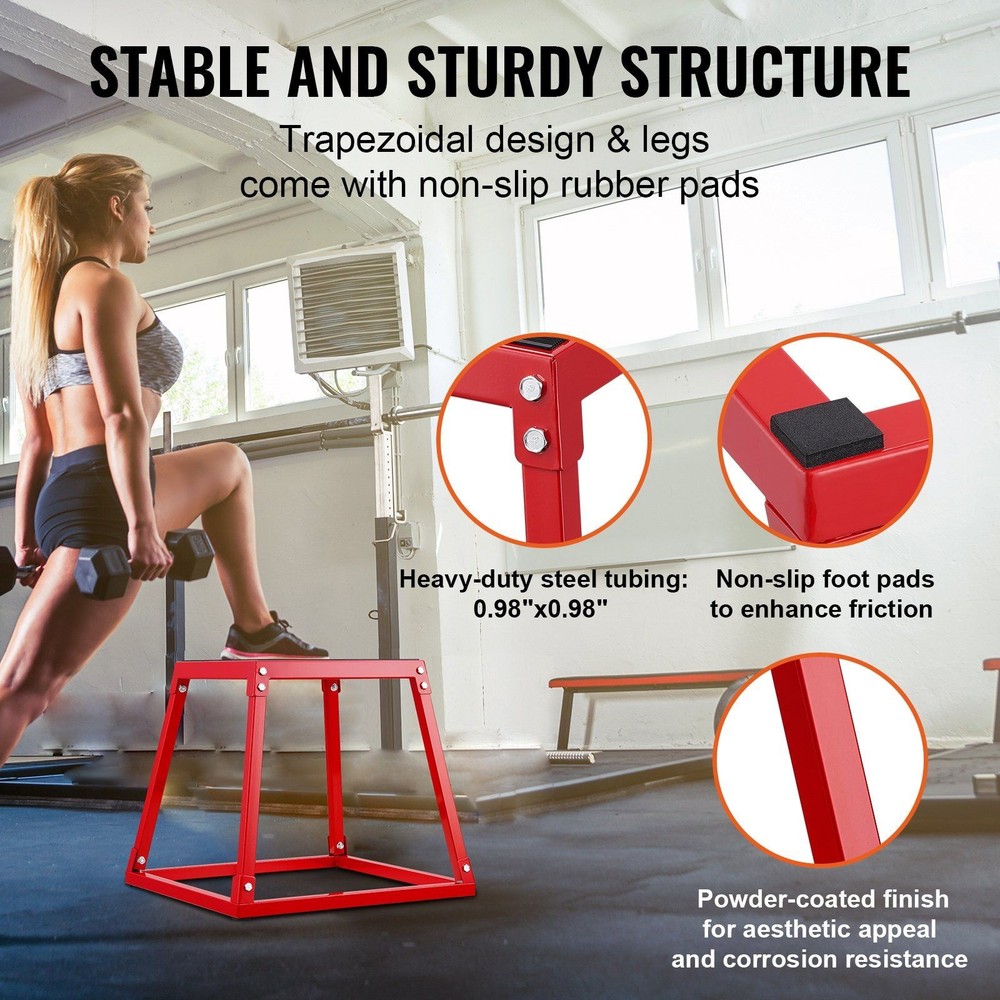 Rugged Exercise Steps 12-18-24-30in Corrosion Proof