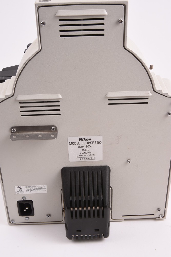 Nikon Eclipse E400 Microscope w/Plan 4x, 10x, & 40x Objectives, & More #T-65683