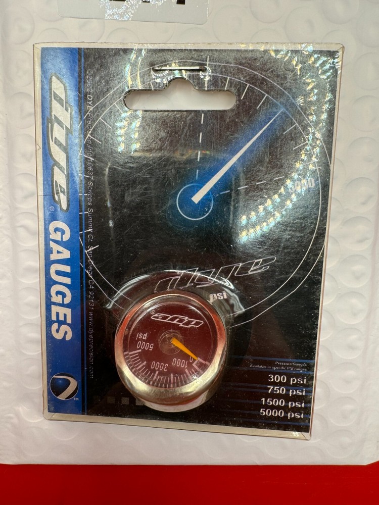 Dye 0-5000 Gauge NOS