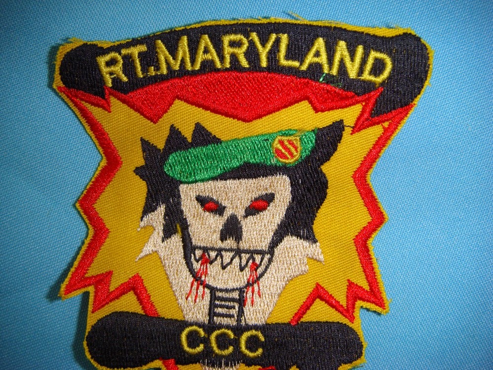 VIETNAM WAR PATCH, US 5th SF GROUP RT MARYLAND CCC