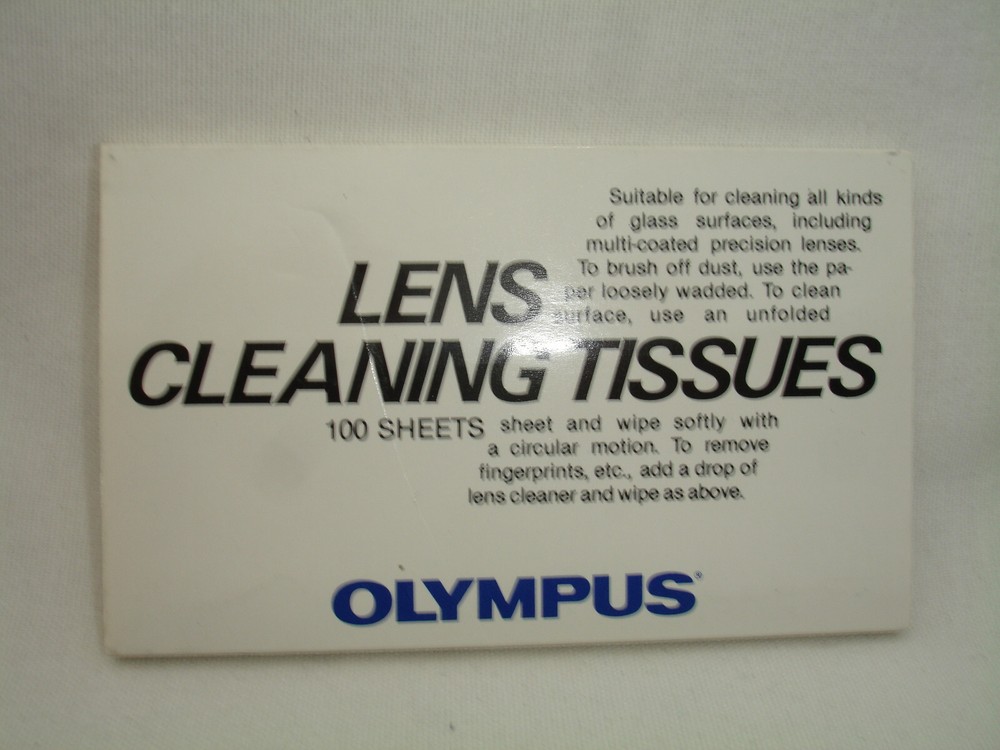 OLYMPUS Cleaning Tissues , Vintage