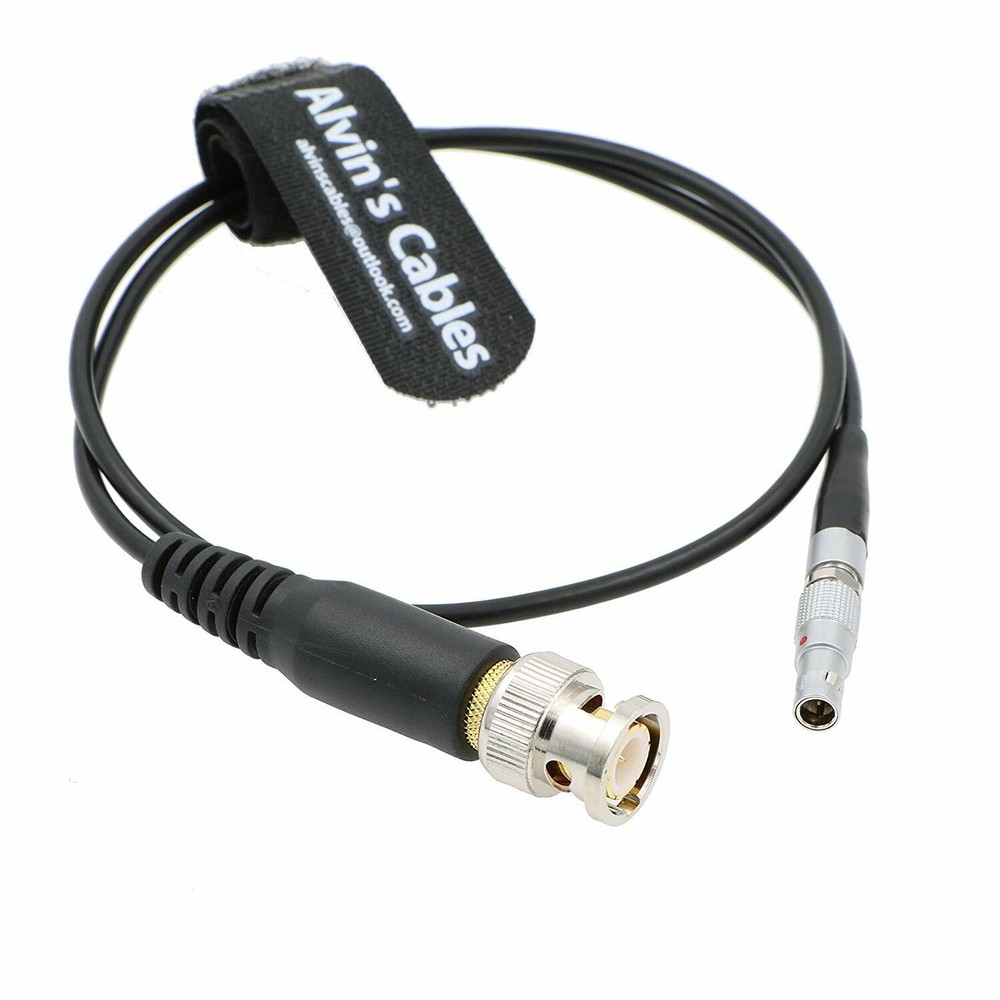 Time Code Input Cable for Red Scarlet Epic Camera 4 Pin Male to BNC Plug
