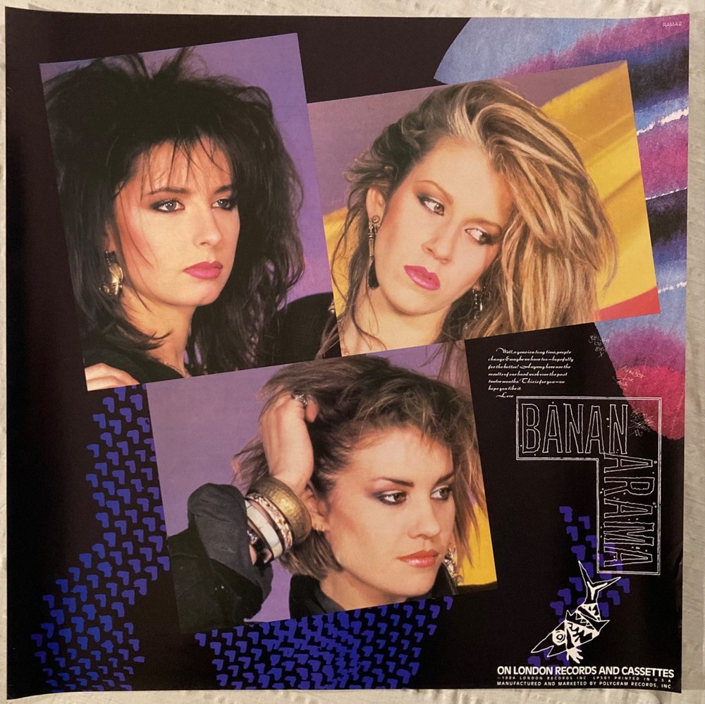 Bananarama 1984 Promo Poster F